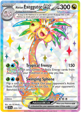 225 Alolan Exeggutor ex