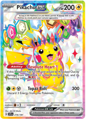 219 Pikachu ex