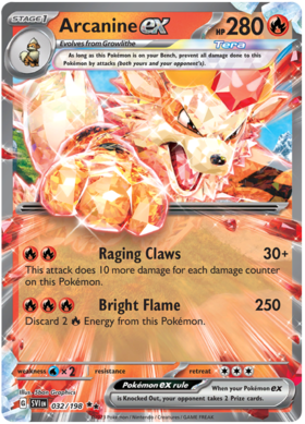 032 Arcanine ex
