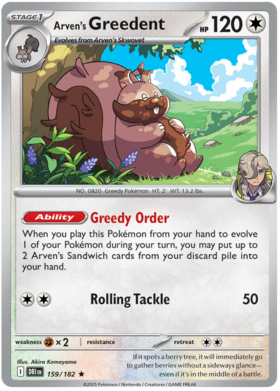 159 Arven's Greedent