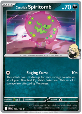 129 Cynthia's Spiritomb