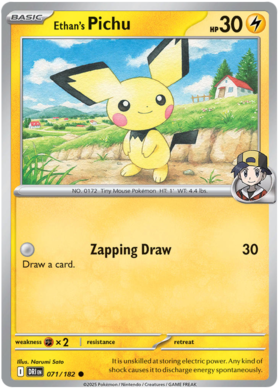 071 Ethan's Pichu