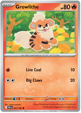 027 Growlithe