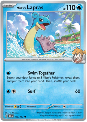 050 Misty's Lapras