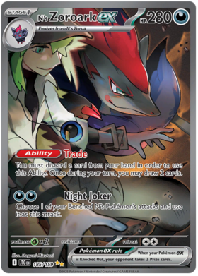 185 N's Zoroark ex
