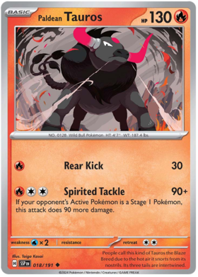 018 Paldean Tauros