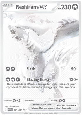 173 Reshiram ex