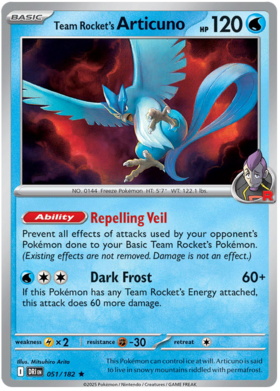 051 Team Rocket's Articuno
