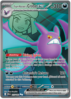 217 Team Rocket's Crobat ex