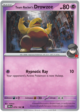 079 Team Rocket's Drowzee