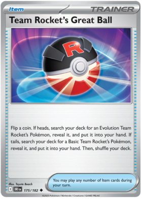 175 Team Rocket's Great Ball