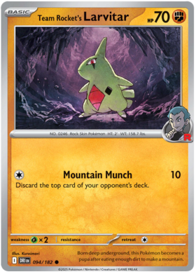 094 Team Rocket's Larvitar