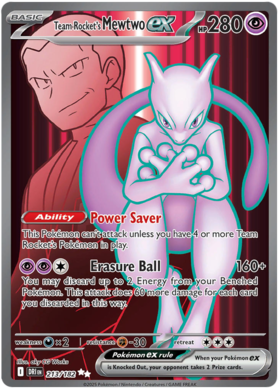 213 Team Rocket's Mewtwo ex