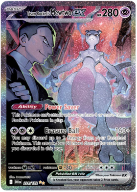 231 Team Rocket's Mewtwo ex