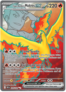 208 Team Rocket's Moltres ex