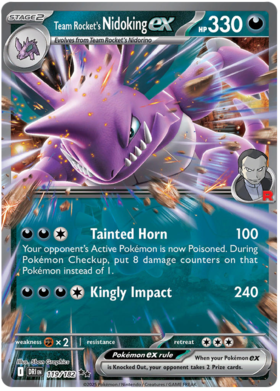 119 Team Rocket's Nidoking ex