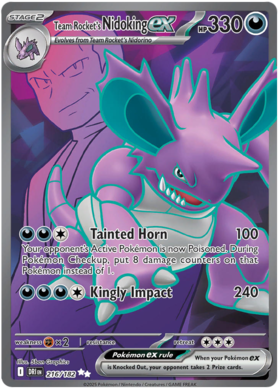 216 Team Rocket's Nidoking ex