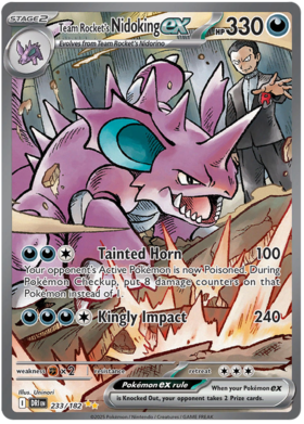 233 Team Rocket's Nidoking ex