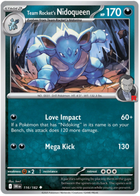 116 Team Rocket's Nidoqueen