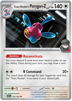155 Team Rocket's Porygon-Z