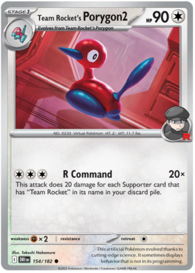 154 Team Rocket's Porygon2