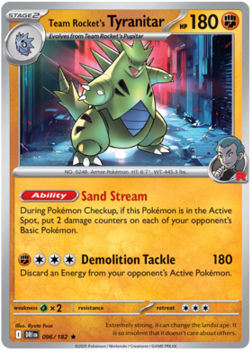 096 Team Rocket's Tyranitar