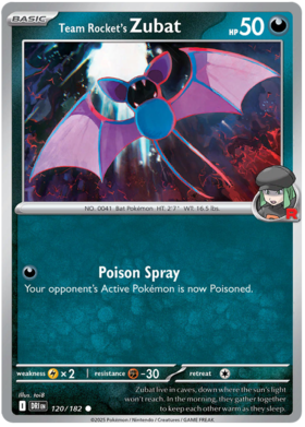 120 Team Rocket's Zubat