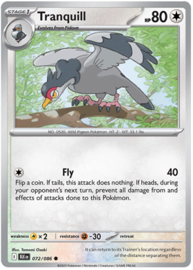 072 Tranquill